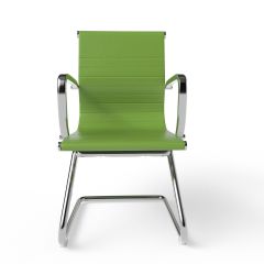 MHM UL UT-C031V PU Visitor Chair, Green