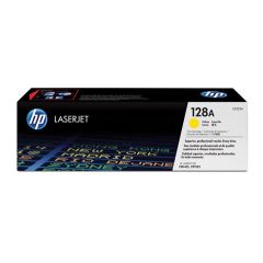 HP 128A LaserJet Toner Cartridge - Yellow (CE322A)