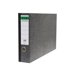 FIS FSBF8RDA3OL Rado Lever Arch File - Grey Marbled - 85mm Spine - A3