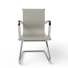 MHM UL UT-C031V PU Visitor Chair, Grey