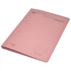 FIS FSFF4EPI Transfer Spring File with Fastener - 320GSM - F/S - Pink