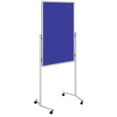 Legamaster 7-210400 Mobile Multiboard - 120cm x 75cm - Blue