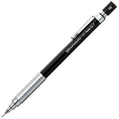 Pentel PG607 Graph 600 Mechanical Drafting Pencil - 0.7 mm - Black (Pack of 12)