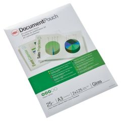 GBC 3747237 Laminating Pouch, A3 125 Micron, Pack of 25