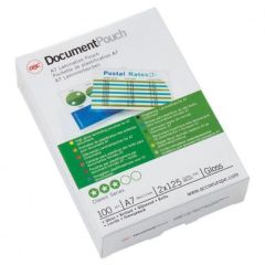 GBC IB581076 Laminating Pouch, A7 125 Micron, Pack of 100