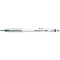 Pentel PG607 Graph 600 Mechanical Drafting Pencil - 0.7 mm - White (Pack of 12)