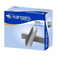 Kangaro 23/24-H Staple Pins, Silver, 1000 Pieces
