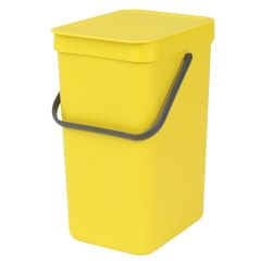Brabantia Sort & Go Recycle  Bin - Yellow - 12 Liter