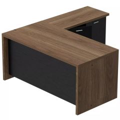 MHM Zelda M225 L-Shape Executive Workstation Desk, Zabrano
