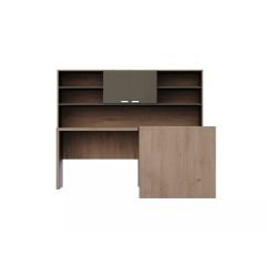MHM ED-LPW Executive Desk, Truffle Davos Oak