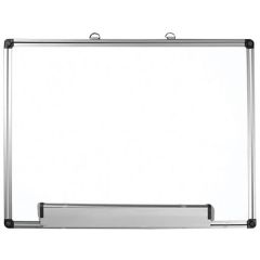 FIS FSWB6090N White Board with Aluminium Frame - 60cm x 90cm