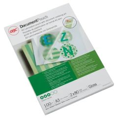 GBC IB583032 Laminating Pouch, A3 80 Micron, Pack of 100