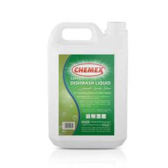 Chemex 17222462 Dishwashing Liquid - Lemon - 5 Liter x (Pack of 4)
