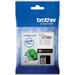 Brother Genuine LC472BK Black Printer Ink Cartridge