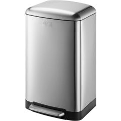 Black & Decker BXBN0001GB Pedal Bin with Soft Close Lid, 30L, Stainless Steel