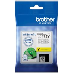 Brother Genuine LC472Y Yellow Printer Ink Cartridge