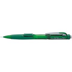 Pentel PD277 Twist Erase Click Mechanical Pencil - 0.7mm - Green Barrel (Pack of 12)