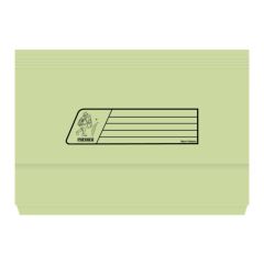 Premier Wallet File - F/S - 300gsm - Green (Pack of 100)