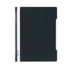 Durable 2570-01 Clear View Folder - A4 - Black (Pack of 50)