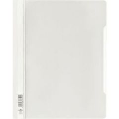 Durable 2570-02 Clear View Folder - White (Pack of 50)