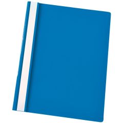 Durable 2570-06 Clear View Folder - A4 - Blue (Pack of 50)