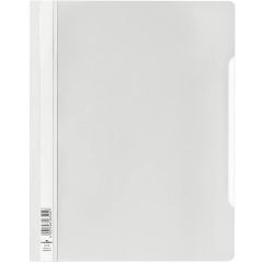 Durable 2570-10 Clear View Folder - A4 - Grey (Pack of 50)