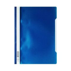 Durable 2573-07 PP Clear View Folder - A4 - Dark Blue (Pack of 50)