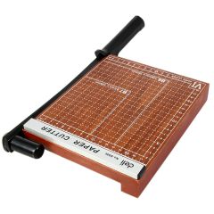 Deli 8006 Paper Cutter with Wooden Base (200 x 180mm) A5