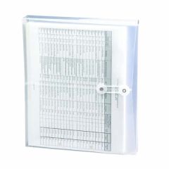 Smead  89521 Poly Envelope - 1-1/4" Expansion - String-Tie Closure - Side Load Letter - Clear