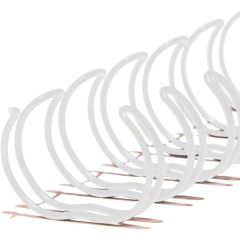 TPPS Binding Twin Ring Wire 3:1,11mm (7/16"), 34 Loops, White (Pack of 100)