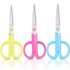 Deli E6059 Scissors - 175mm - Assorted Color (Pack of 12)