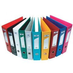 FIS FSBF8PASST PP Box File - 8cm Spine - F/S - Assorted Color (Pack of 5)