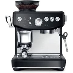 Sage SES500BSS4GUK1 The Barista Express Impress Espresso Machine, Black Truffle