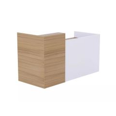 MHM RD-2 Reception Desk, 180 cm, White-Coco Bolo
