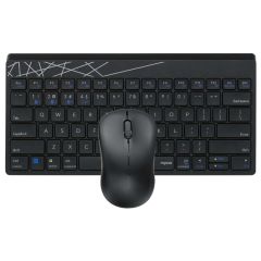 Rapoo 8000M Multi-Mode Wireless Keyboard & Mouse Combo - Black