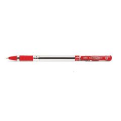 Cello Fine Grip Ball Point Pen - 0.7mm Ball - Red (Pack of 12)