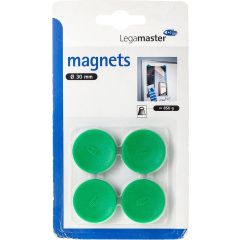 Legamaster 7-181204-4 Magnet, 30 mm, Green 4pcs