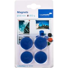 Legamaster 7-181203-4 Magnet, 30 mm, Blue 4pcs
