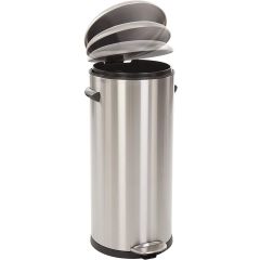 EKO SS49 Belle Deluxe Stainless Steel Step Bin - 30 Liter
