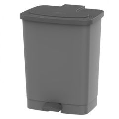 Cosmoplast Plastic Pedal Bin - Grey - 20 Liter