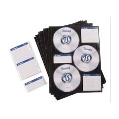 Tecnostyl CD6BS10 CD / DVD Holder - Black (Pack of 10)