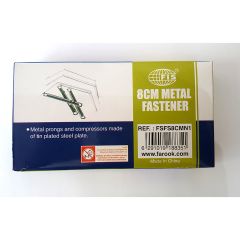 FIS FSFS8CMN1 Metal Fasteners - 8cm (Pack of 50)