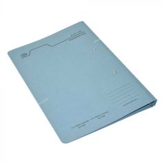 FIS FSFF4EBL Transfer Spring File with Fastener - 320GSM - F/S - Blue