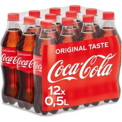 Coca Cola Regular - 500ml Pet Bottle x (Pack of 12)