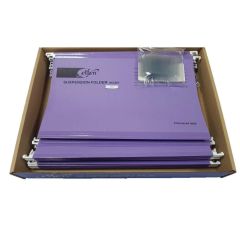 Elfen 927 Deluxe Suspension File - F/S - Violet (Pack of 50)