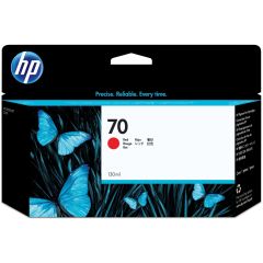 HP C9456A 70 Red 130-ml DesignJet Ink Cartridge