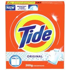 Tide Topload Detergent Powder - Original - 260 Grams
