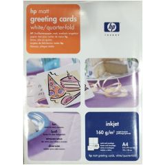HP C6042A Greeting Cards Matte, A4, 160 gsm, 20 Sheets + 20 Envelopes