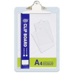 FIS FSCB8043LBL Acrylic Clipboard - A4 - Light Blue