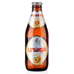 Moussy Peach Non Alcoholic Malt Drink - 330ml Bottle x (Pack of 24)